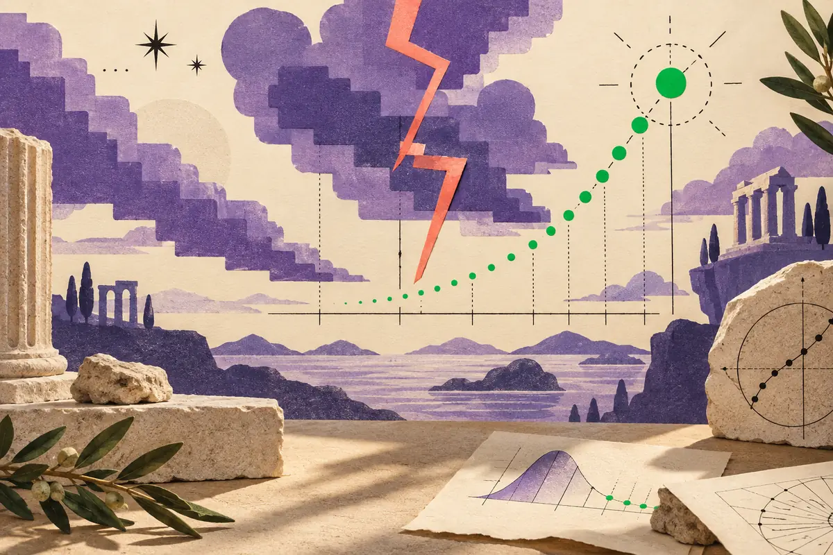 Abstract editorial study for Gates of Olympus